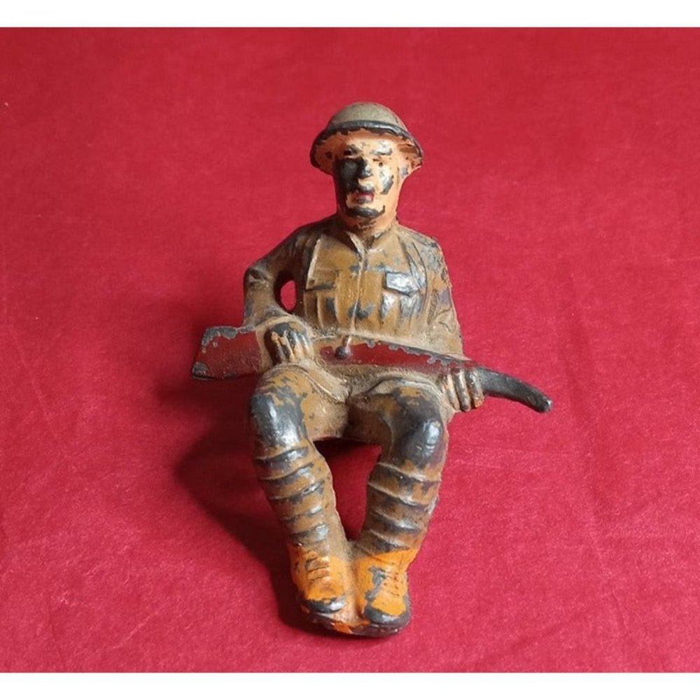 Vintage Lead Toy‎ Solider -AS IS CONDITION